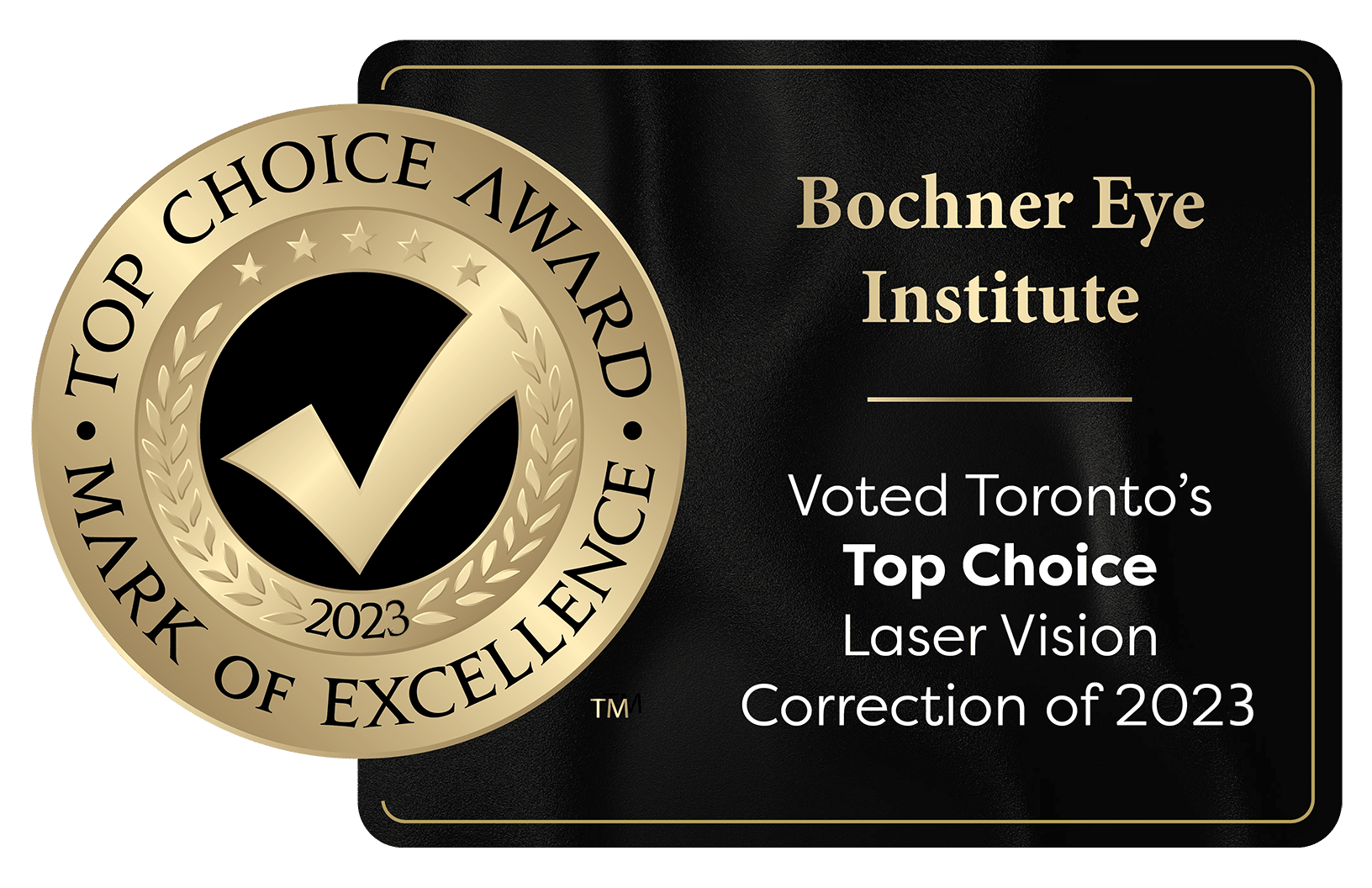 Top Choice Award Mark of Excellence